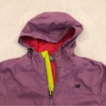 New Balance Running Purple & Pink Mesh Lined Hoodie Windbreaker Jacket Women’s S Photo 3