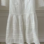 Sundance Cottagecore Southwestern Prairie Aline Shift Dress Western Boho S White Photo 5