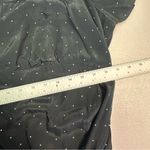 A New Day Black Long Sleeve Dress with White Dots Photo 5