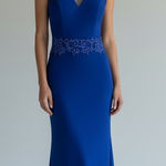 Coya Collection Royal Blue Sleeveless Prom Dress Photo 0