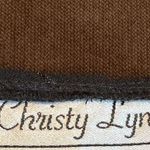 Chrusty Lyn Long Maxi Dress W Black Sequence Glitter Asymmetrical Stripes SZ 14 Photo 9