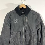 Diesel Y2K 2010 Layered Look Gray Bomber Style Jacket Photo 1