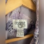 Cervelle Vintage Silk Bomber Zip Up Jacket NWT Photo 3