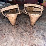Jaclyn Smith  Wedge Sandals Size 7 1/2 Photo 4