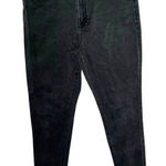 Seven 7 Jeans Womens Size 16 Black Wash Cropped Raw Hem Skinny Jeans Photo 0