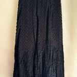 Double D Ranch Wear Black Eyelet & Lace Western Prairie Broom Maxi Skirt S Photo 0