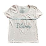 Pink Living My Best Disney Life Short Sleeve Silver Sparkle Top Medium Photo 6