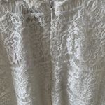 White Lace High Neck Open Back Bridal Party Dress NWT Size Large Photo 4