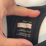 Nike Sports Bra Size Large Black Swoosh Mesh Breathable Running Walking Sport Photo 1