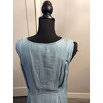 Skies Are Blue Soft Denim Sleeveless Dress Waist tie Womens Size Small Photo 4