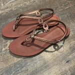 Grendha Sandals Womens sz EUR 39/40|‎ 10 US Bronze Rubber Thong Sandals Brown Photo 1