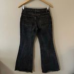 Luella Black/Gray Wash Flare Leg Jeans Size 38 Y2K Black Photo 2