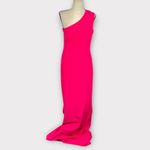 Chiara Boni  La Petite Robe Sabrina One-Shoulder Gown Women's 12 Pink Maxi NWOT Photo 5