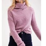 Free People Stormy Pullover Turtleneck Sweater Lavender Size Medium Gently Used Photo 0