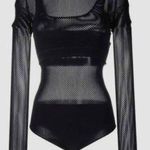 Fendi  Micro Mesh Mock Neck Bodysuit size M Photo 0