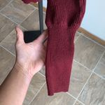 Suzanne Betro Lace Collar Burgundy Sweater Size L/XL NWT Photo 5