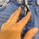 ZARA  Blue Distressed Raw Hem High Rise Skinny Jeans Womens 00 Zip Fly Classic Photo 4