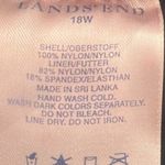 Lands' End  tummy control quick dry swim skirt bottoms black plus SIZE 18 W nylon Photo 8