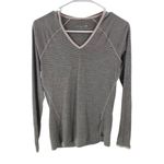 Smartwool  Women’s S Hooded Base Layer Gray‎ Stripes Outdoorsy Hiking Gorpcore Photo 1