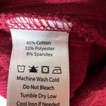 LuLaRoe Corduroy Flare Pants Womens L Red High Rise Hippie 70s Disco Retro Photo 6