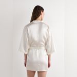 Intimissimi Silk Kimono White Size S/M Photo 2