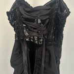 Windsor Gina Beaded Floral Bustier Lace Up Mermaid Formal Dress - Size XS Photo 7