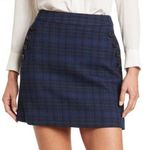 Veronica Beard Barnes Plaid Mini Skirt Size 8 Photo 0