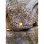 Diesel Womens Black Blue Plaid Knit Wrap Maxi Dress Long Sleeve Photo 5