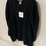 Black Statement Puff long Sleeve Sweater Grace + Karma. Size 3X Photo 1
