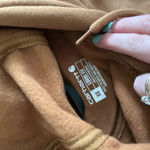 Carhartt  Loose Fit Hoodie logo graphic sleeve tan brown xs Photo 4