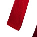 SheIn Red Velvet Bodycon Dress Long Sleeve Ruched V-Neck Holiday Party Size L Photo 1