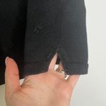 Eddie Bauer Vintage 100% Linen Black Flower Design Loose Knit Tank Top Sz Medium Photo 6