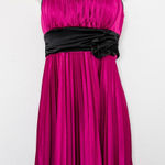 Speechless Y2K  Womens Halter‎ Babydoll Dress SzS Pink Black Pleated Fairy Grunge Photo 0
