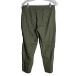 J. Jill Pants Womens Small Olive Green Linen Pull On Tapered‎ Bohemian Lagenlook Photo 1