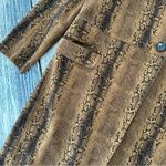 BLANK NYC  Copperhead Faux Leather Trench Coat Photo 3