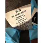 Soluna Swim Standard Buckle Up One Piece Bandeau Swimsuit Size Medium Blue Photo 3