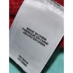 Lucky Brand Red Fair Isle Holiday Long Sleeve Crew Neck Pullover Ski Sweater L Photo 9