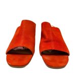 Vagabond Elena Mule Slide Sandals Heels Tangerine Orange Red Size 40 US 10 Photo 2
