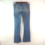 ZCO 5 26.5 Designer Crystal Logo Pocket Jeans Blue Photo 1