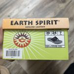 Earth Spirit Wes Cheyenne Leather Sandals Women’s 7 Bark Brown Beaded NIB Photo 2