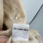 Talbots  silk embroidered beaded cream tan slip floral classic dress plus size 20 Photo 7