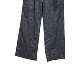 Banana Republic  Paperbag Waist Linen Blend Trousers Blue Size 4 Quiet Luxury Photo 6