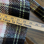 CAbi Plaid Wool Blend Removable Belted Jacket Size 8 Brown Pink Y2K Italy Photo 11