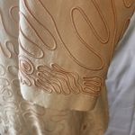 Classic ANYA 100% Silk Pink‎ Embroidered Folded Collar Blazer 8 Pink Photo 10