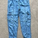 Velvet Heart Light Blue Cargo Jogger Pants Photo 0