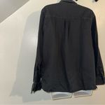 Old Navy dark Gray (?denim) Button Up shirt size medium in women’s Photo 4