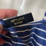 NIP TUCK SWIM One Piece Swimsuit Blue White Stripe sz US 10 Photo 5