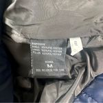 New Balance Puffer Jacket Womens Medium Navy Blue Quilted Lightweight Athleisure Photo 7