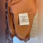 Skies Are Blue  Orange Dot Pleated Skirt Photo 4