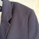 H&M  Navy & White Dot Blazer Jacket Sz 10 Professional Corpcore Workwear Girlboss Photo 5